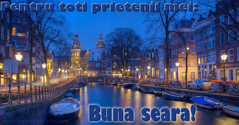 Pentru toti prietenii mei: Buna seara !