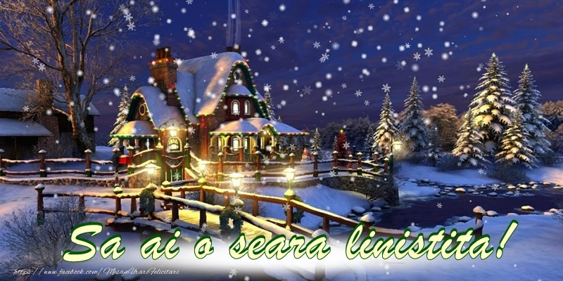 Va doresc o seara linisitita!