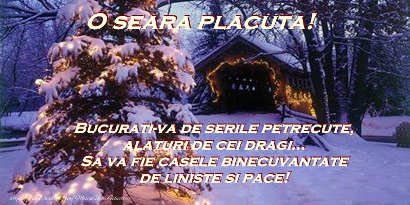 Va doresc o seara linisitita!