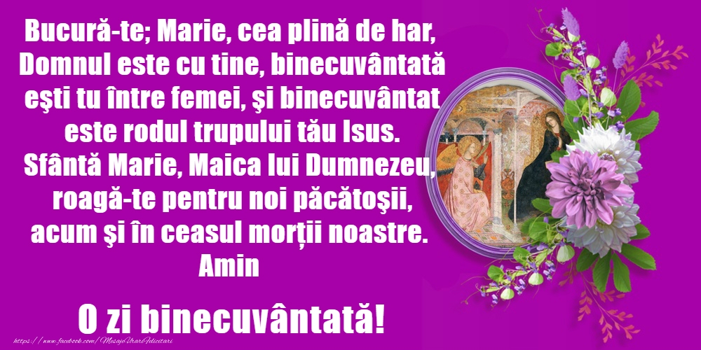 25 Martie - Buna Vestire