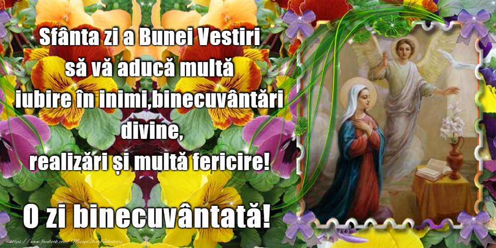 25 Martie - Buna Vestire