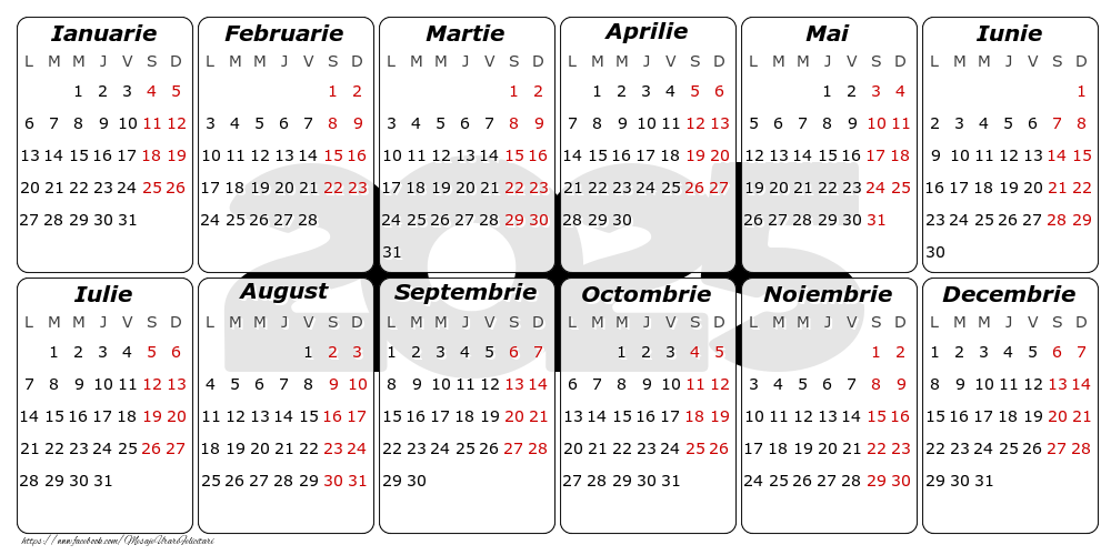 Calendar 2025 - Transparent