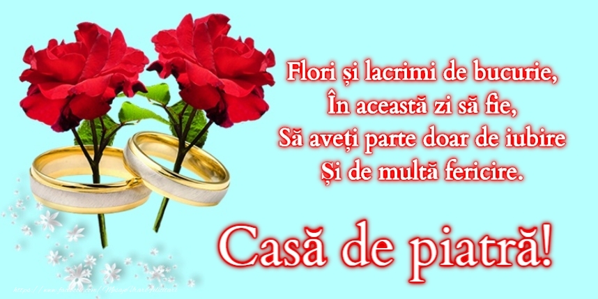 Felicitari de Casatorie - Casa de piatra! - mesajeurarifelicitari.com
