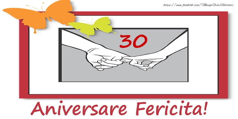 Felicitari de Casatorie - 30 ani de Casatorie Aniversare Fericita! - mesajeurarifelicitari.com