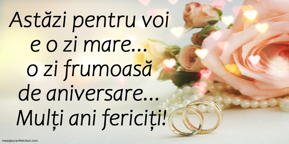 O zi frumoasă de aniversare!