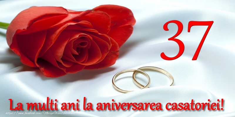 Felicitari de Casatorie - 37 ani La multi ani la aniversarea casatoriei! - mesajeurarifelicitari.com