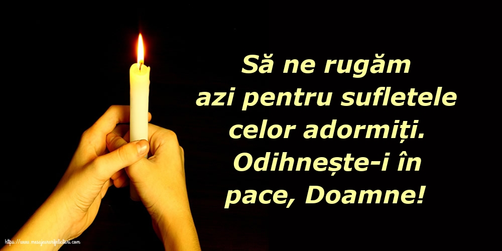 Comemorare Odihnește-i în pace, Doamne!