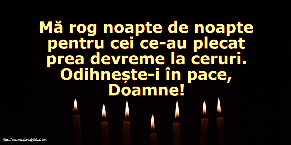 Comemorare Odihnește-i în pace, Doamne!