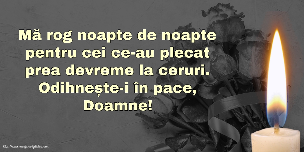 Comemorare Odihnește-i în pace, Doamne!