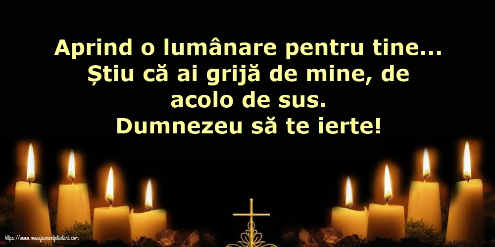 Comemorare Dumnezeu să te ierte!