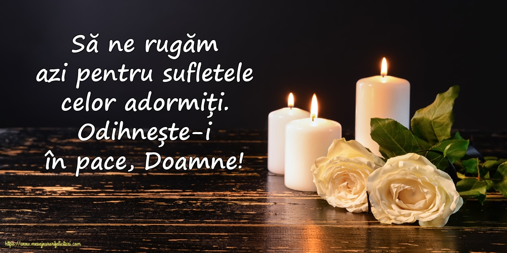 Comemorare Odihnește-i în pace, Doamne!