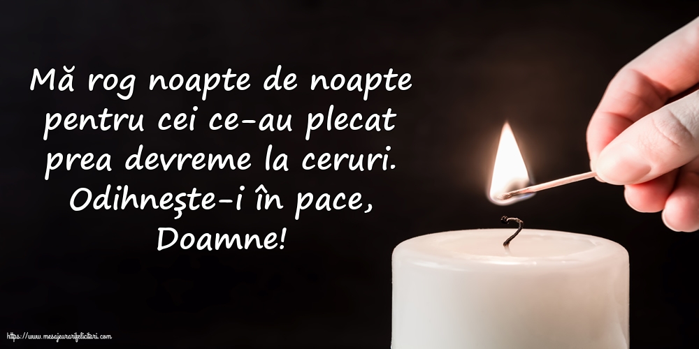 Comemorare Odihnește-i în pace, Doamne!