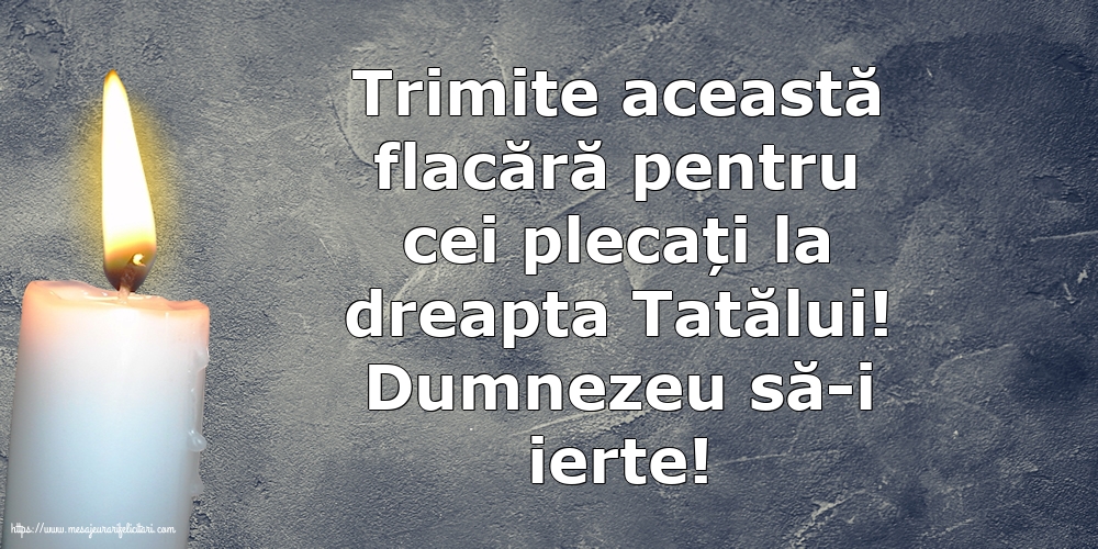Comemorare Dumnezeu să-i ierte!