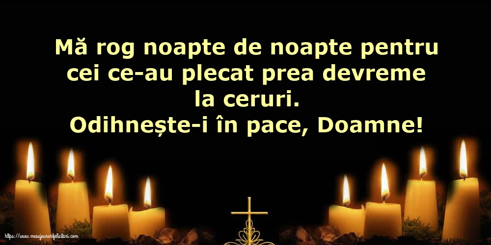Comemorare Odihnește-i în pace, Doamne!