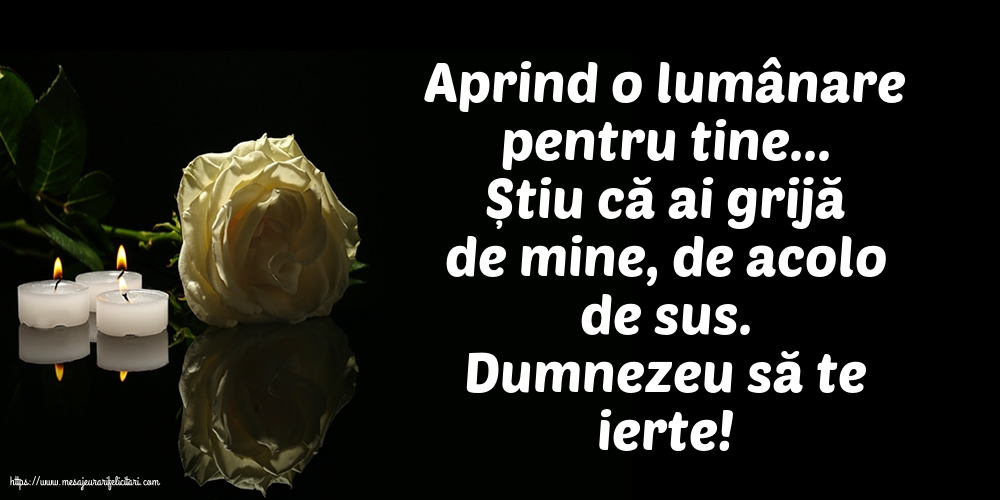 Comemorare Dumnezeu să te ierte!