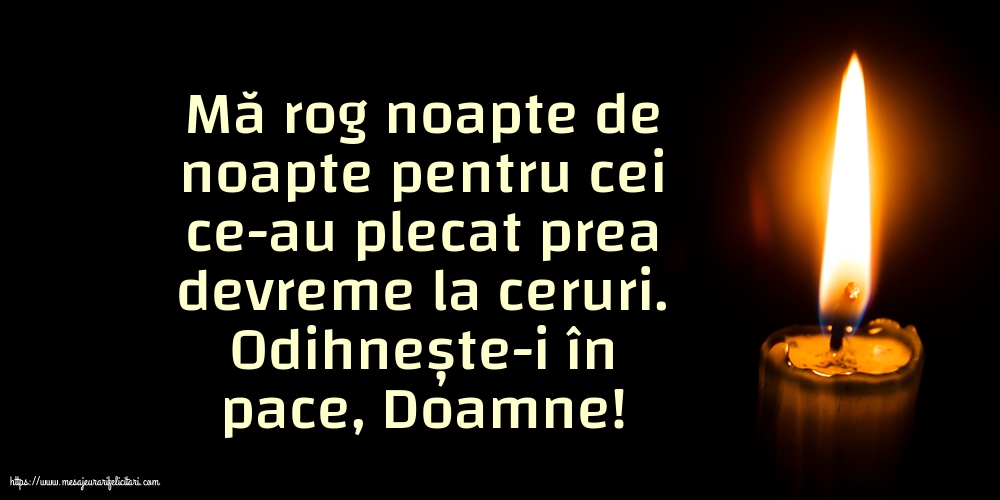 Comemorare Odihnește-i în pace, Doamne!