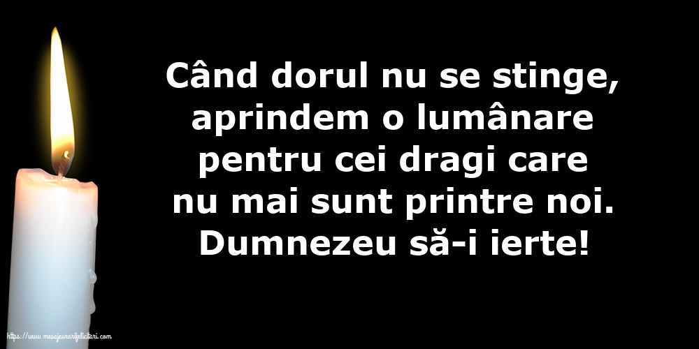 Comemorare Dumnezeu să-i ierte!