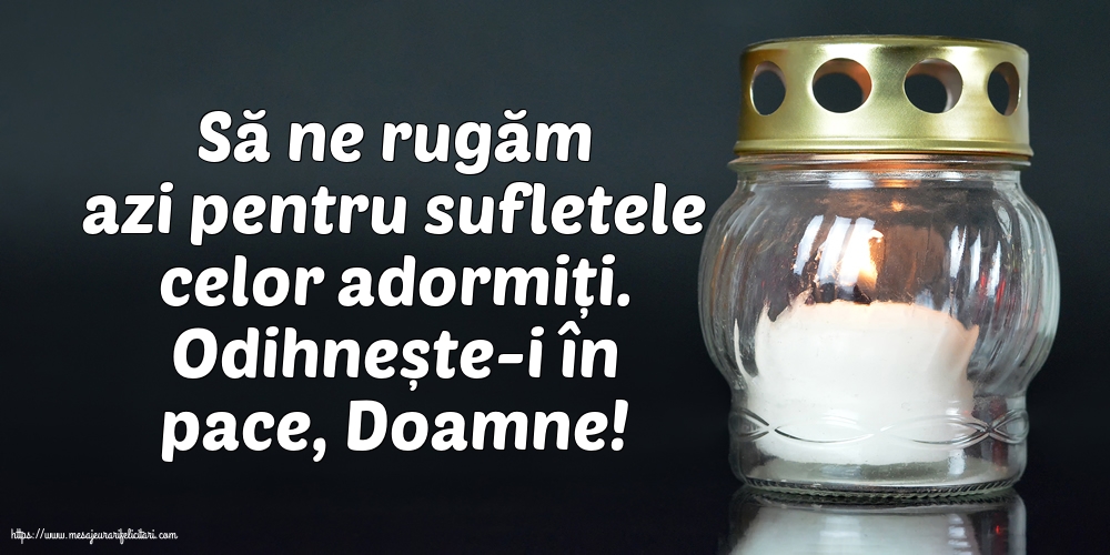 Comemorare Odihnește-i în pace, Doamne!