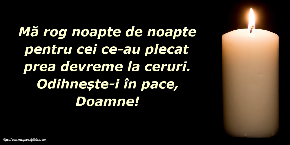 Comemorare Odihnește-i în pace, Doamne!