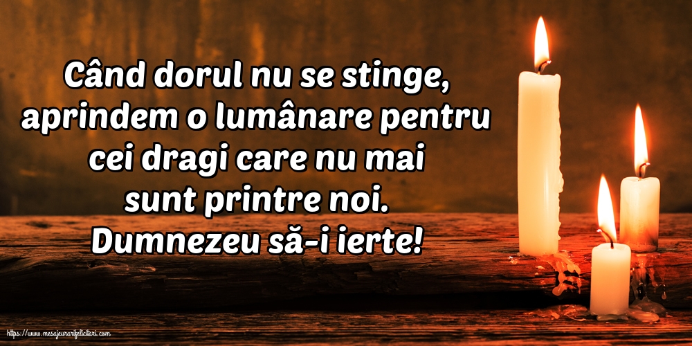Comemorare Dumnezeu să-i ierte!