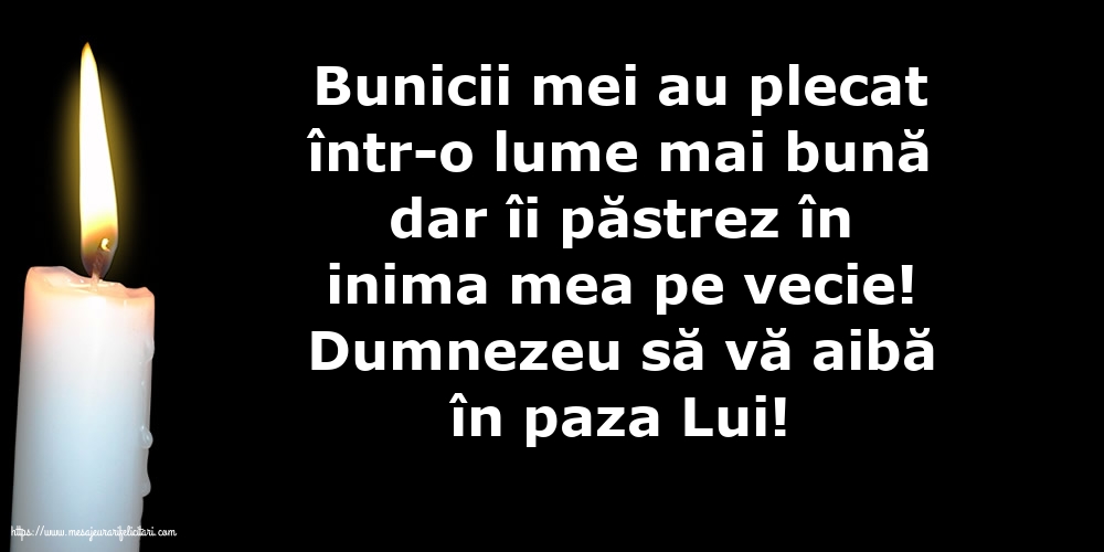 Comemorare Dumnezeu să vă aibă în paza Lui!