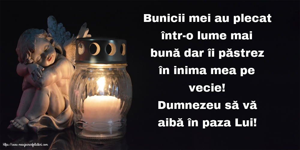 Comemorare Dumnezeu să vă aibă în paza Lui!