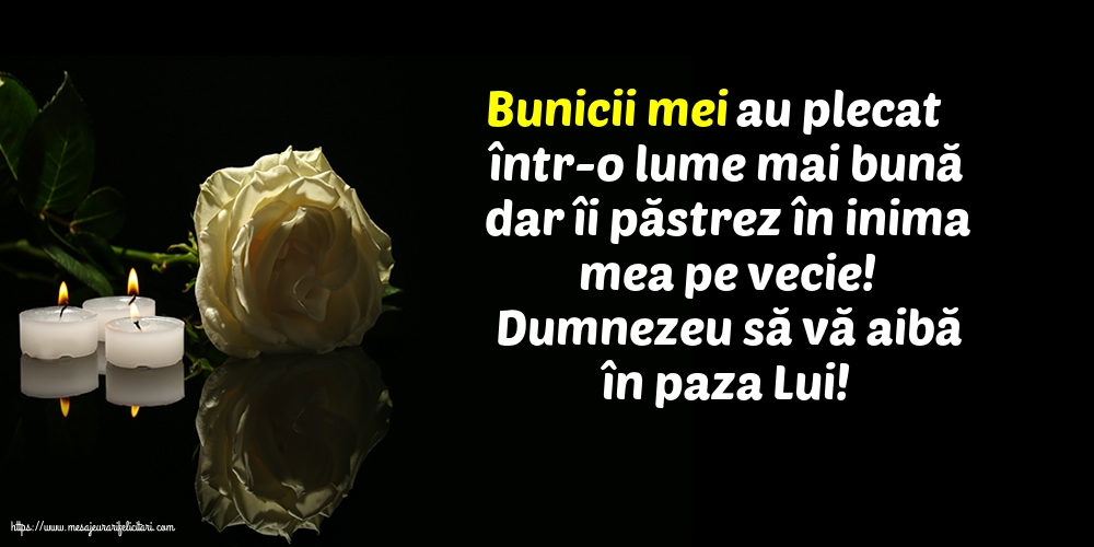 Comemorare Dumnezeu să vă aibă în paza Lui!