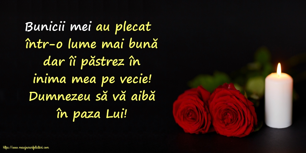 Comemorare Dumnezeu să vă aibă în paza Lui!