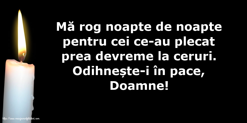 Comemorare Odihnește-i în pace, Doamne!