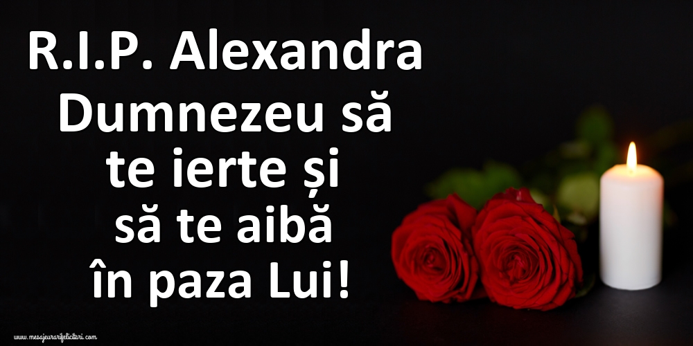 R.I.P. Alexandra