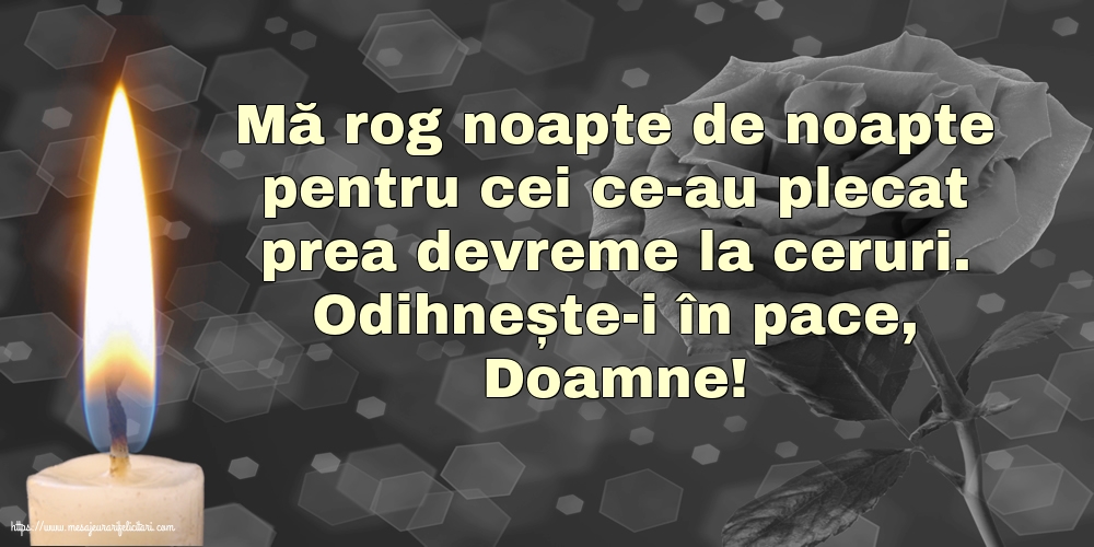 Comemorare Odihnește-i în pace, Doamne!