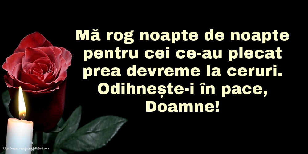 Comemorare Odihnește-i în pace, Doamne!