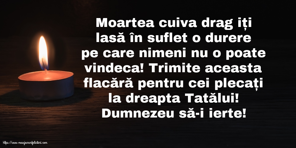Comemorare Dumnezeu să-i ierte!