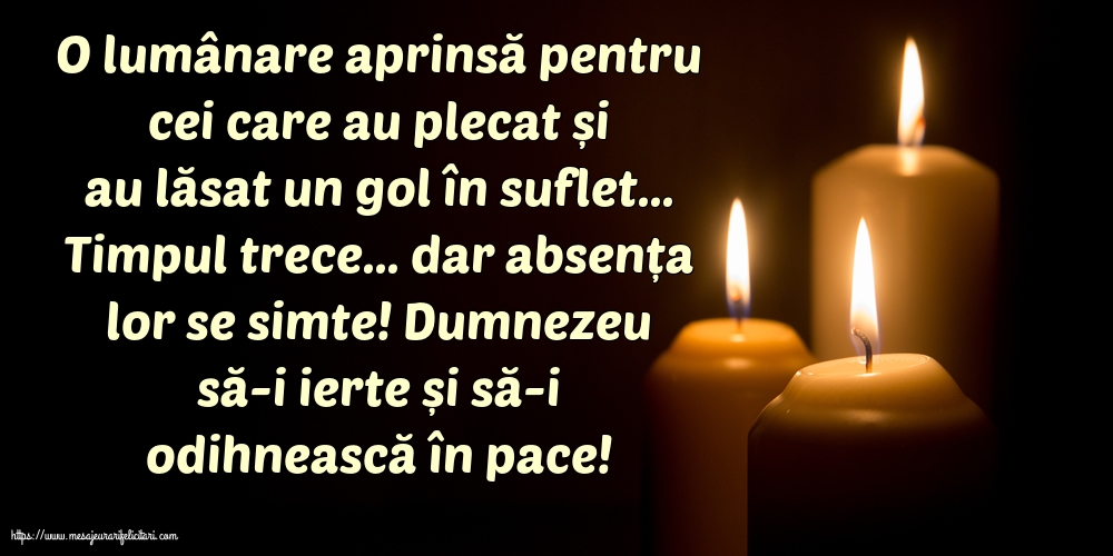 Comemorare Dumnezeu să-i ierte și să-i odihnească în pace!