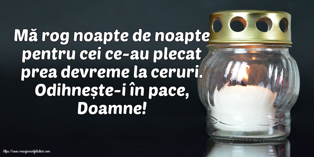 Comemorare Odihnește-i în pace, Doamne!