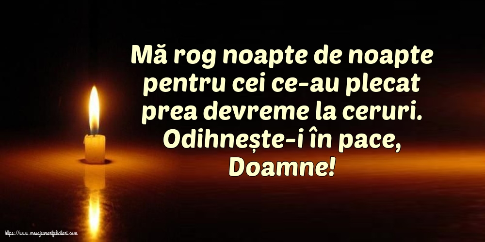Comemorare Odihnește-i în pace, Doamne!