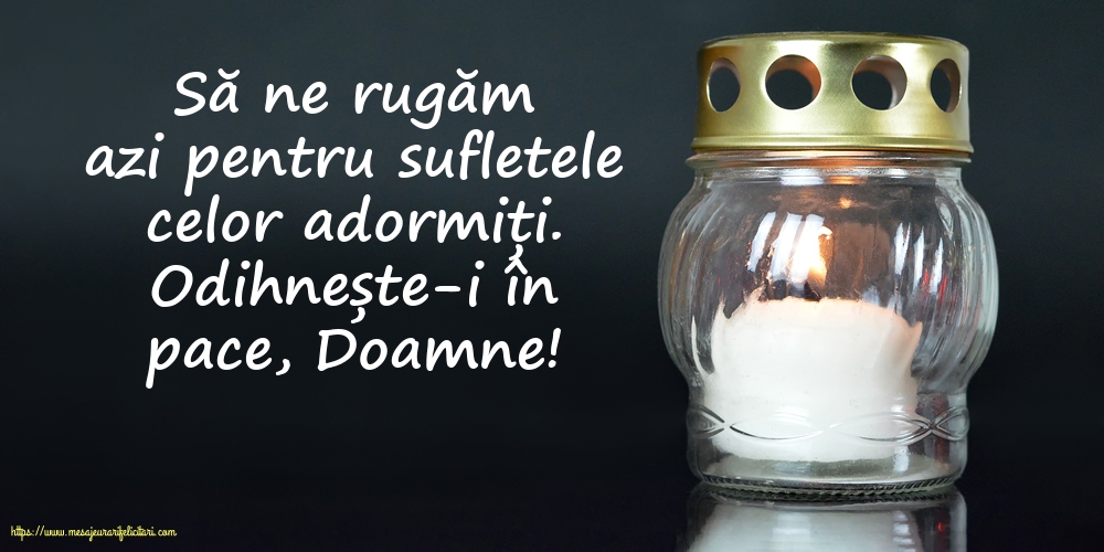 Comemorare Odihnește-i în pace, Doamne!