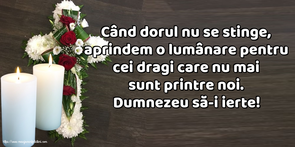Comemorare Dumnezeu să-i ierte!