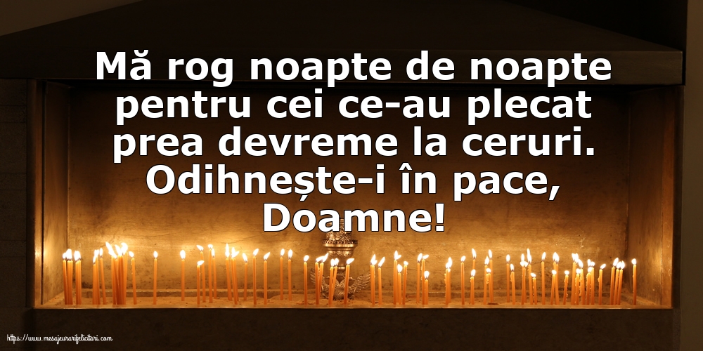 Comemorare Odihnește-i în pace, Doamne!