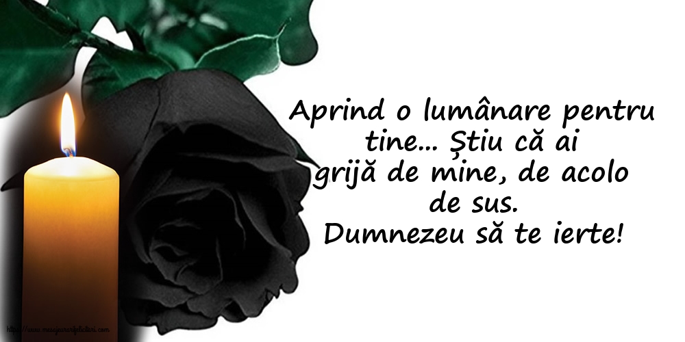 Comemorare Dumnezeu să te ierte!