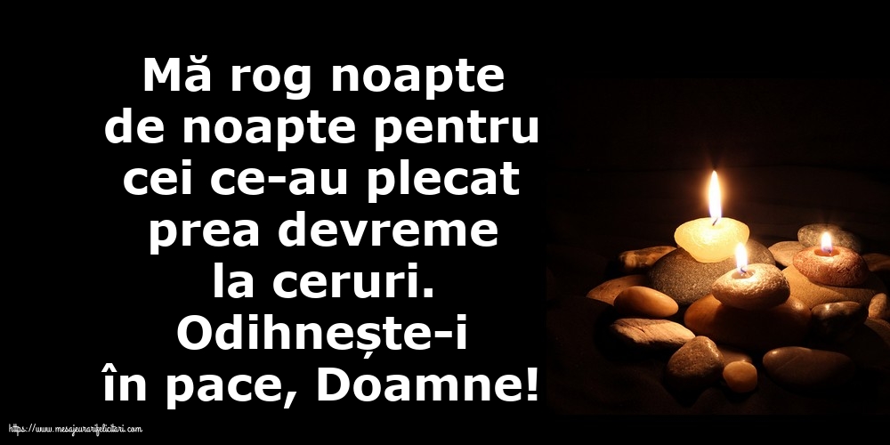 Comemorare Odihnește-i în pace, Doamne!