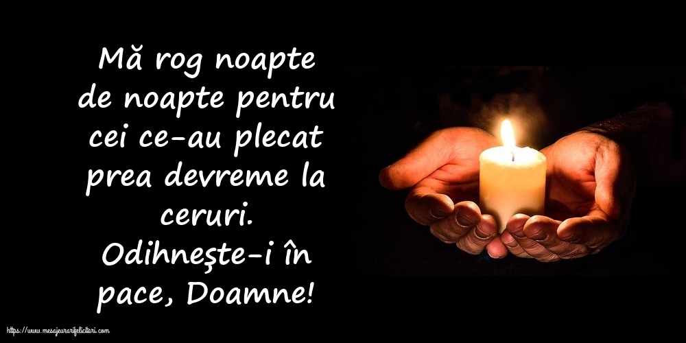 Comemorare Odihnește-i în pace, Doamne!