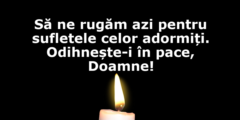 Comemorare Odihnește-i în pace, Doamne!