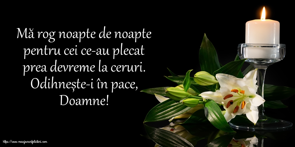 Comemorare Odihnește-i în pace, Doamne!