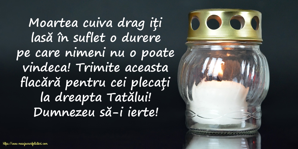 Comemorare Dumnezeu să-i ierte!