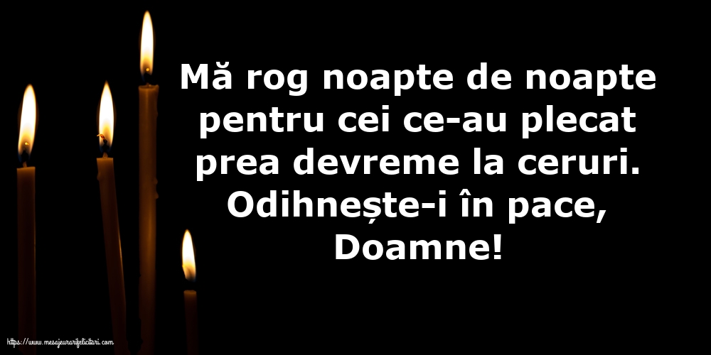 Comemorare Odihnește-i în pace, Doamne!