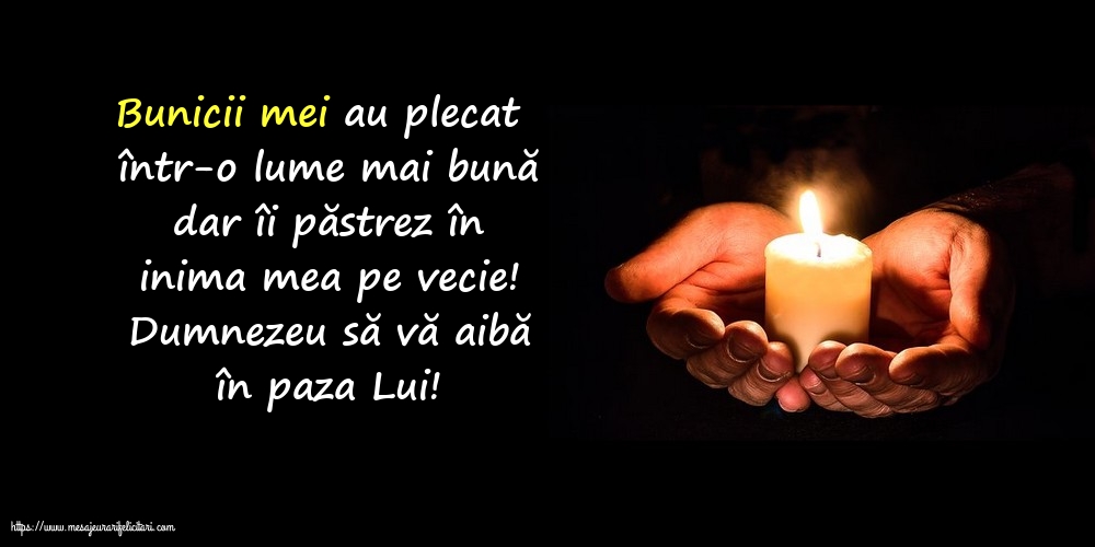 Comemorare Dumnezeu să vă aibă în paza Lui!