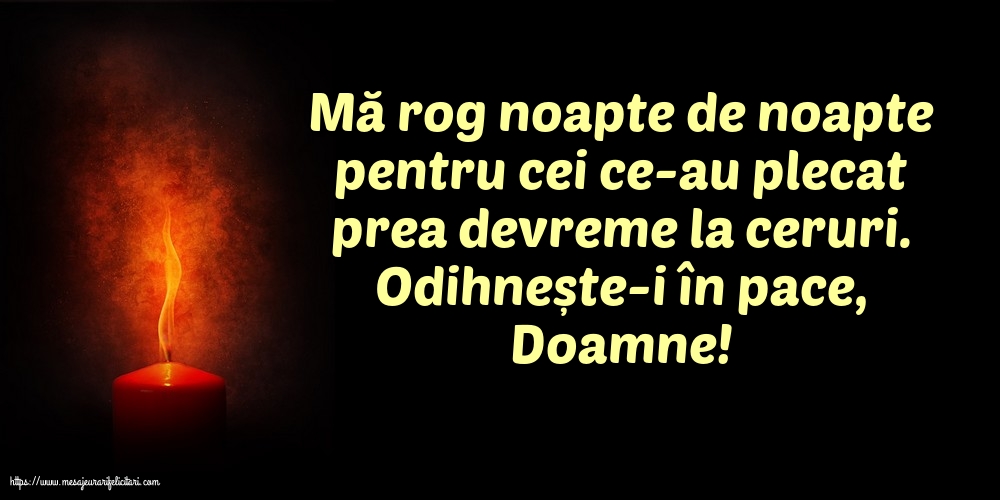 Comemorare Odihnește-i în pace, Doamne!