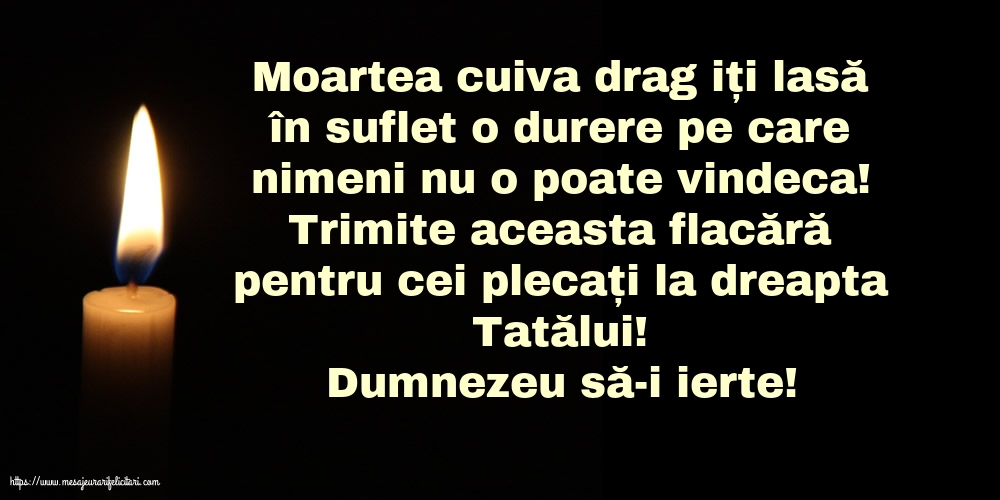 Comemorare Dumnezeu să-i ierte!