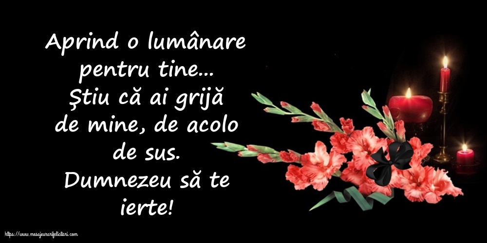 Comemorare Dumnezeu să te ierte!